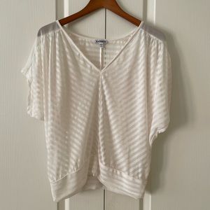 Cream Sheer Express Top